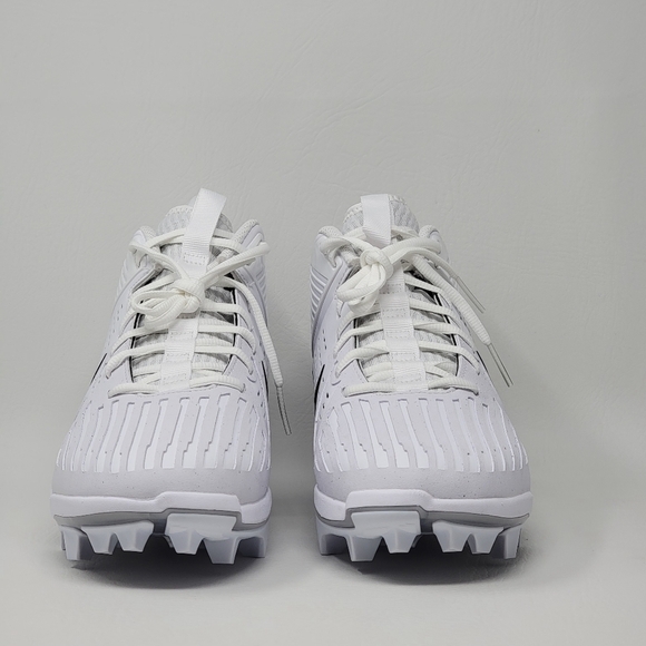Nike Alpha Menace Men\'s Size 9 Strong Football Cleats White II5139-100 New main image 5